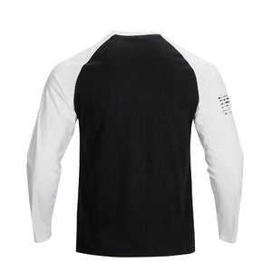 USA FLAG RAGLAN GRAPHIC LONG SLEEVE T-SHIRT