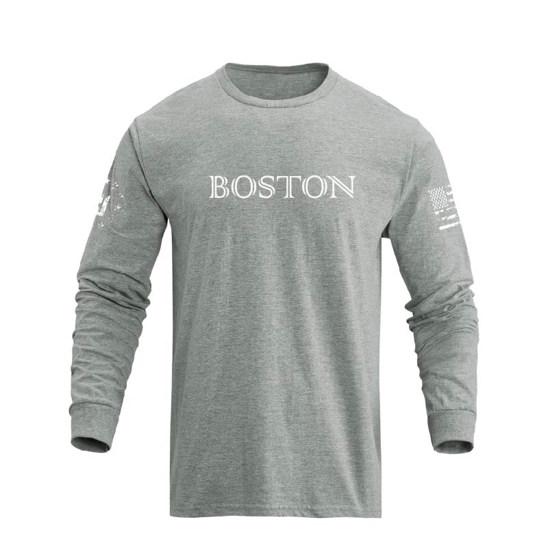 BOSTON GRAPHIC LONG SLEEVE T-SHIRT