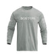 BOSTON GRAPHIC LONG SLEEVE T-SHIRT