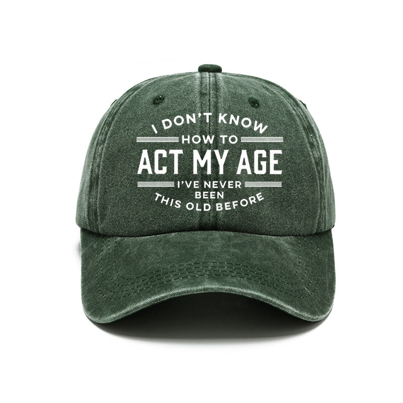 RETRO ACT MY AGE CAP