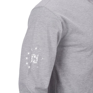 NATIVE AMERICAN CREWNECK GRAPHIC LONG SLEEVE T-SHIRT