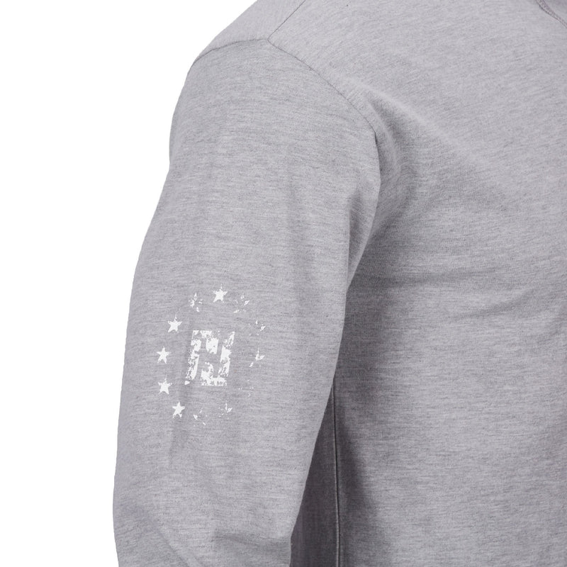 NATIVE AMERICAN CREWNECK GRAPHIC LONG SLEEVE T-SHIRT