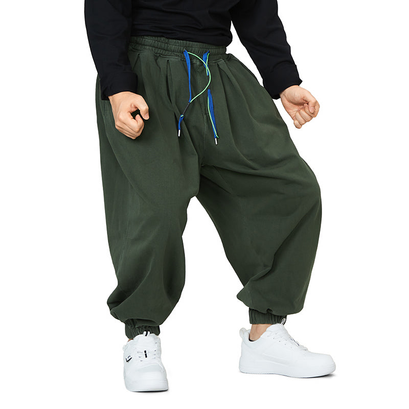 KNITTED DRAWSTRING JOGGER PANTS