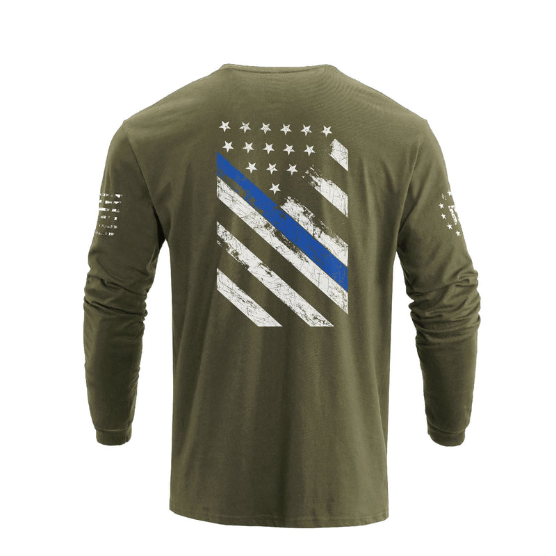 THE BLUE LINE GRAPHIC LONG SLEEVE T-SHIRT