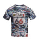 Men's Full Printed Short Sleeve Graphic T Shirt