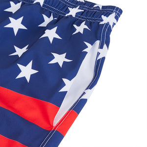 USA FLAG 11'' INSEAM SWIM TRUNKS