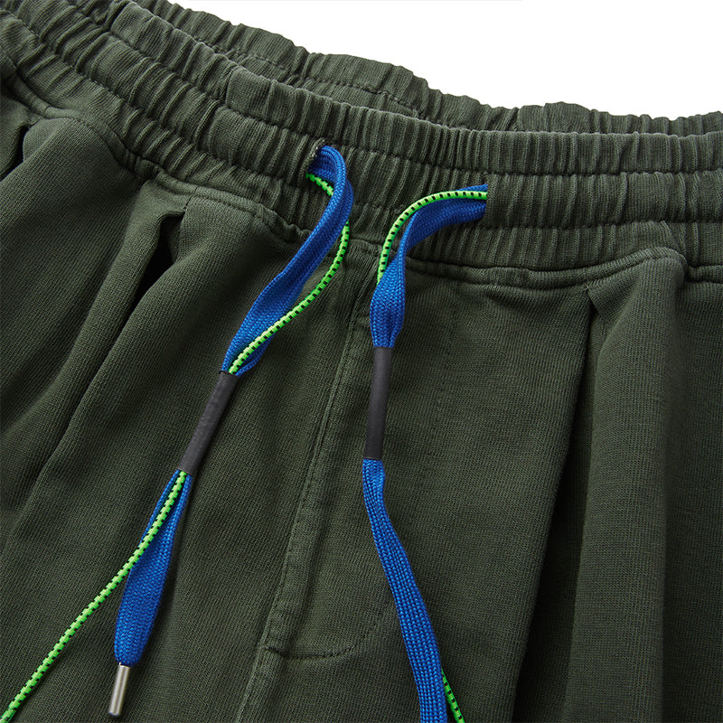 KNITTED DRAWSTRING JOGGER PANTS