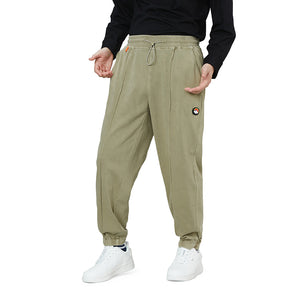 KNITTED DRAWSTRING JOGGER PANTS