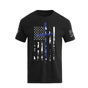 USA FLAG 100% COTTON GRAPHIC TEE