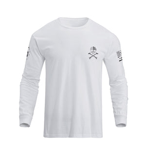 PATRIOT SKULL GRAPHIC LONG SLEEVE T-SHIRT