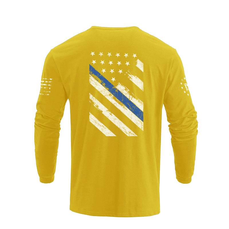 THE BLUE LINE GRAPHIC LONG SLEEVE T-SHIRT