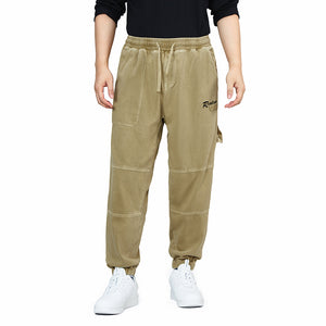 KNITTED DRAWSTRING JOGGER PANTS