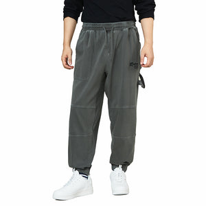 KNITTED DRAWSTRING JOGGER PANTS