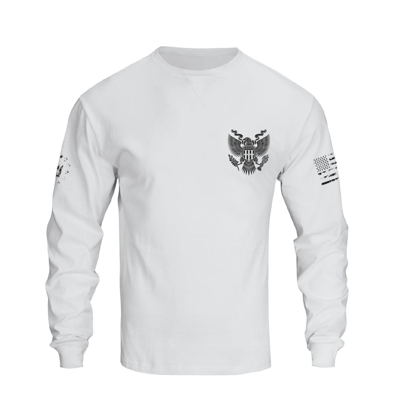 DON'T TREAD ME CREWNECK GRAPHIC LONG SLEEVE T-SHIRT