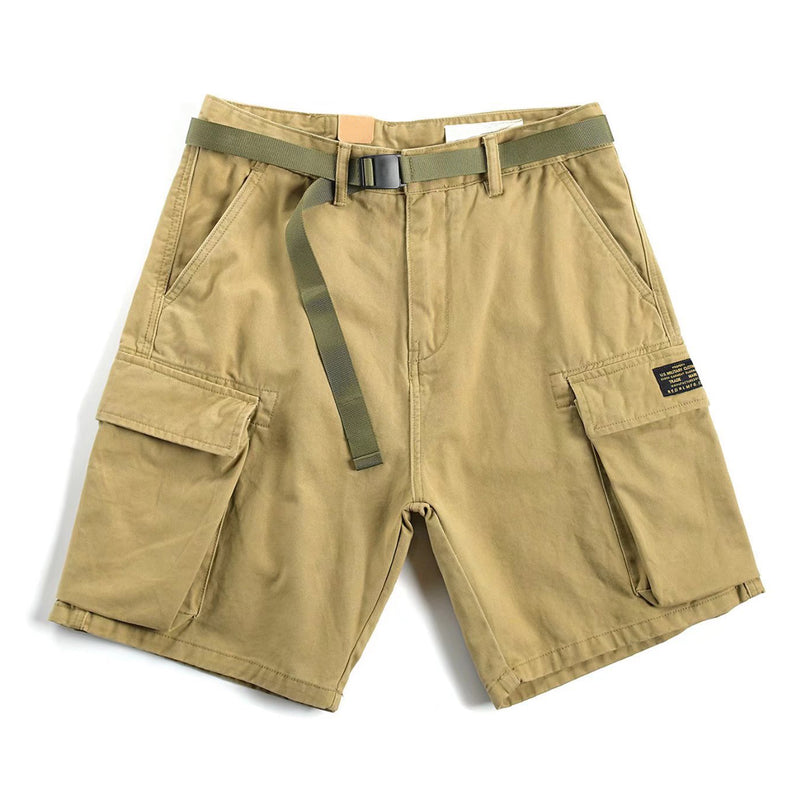 TACTICAL MULTI POCKETS 11'' INSEAM CARGO SHORTS WITH BELT