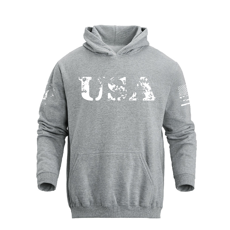 USA 100% COTTON POCKET HOODIE