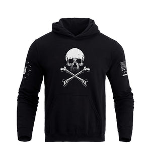 SKULL POCKET HOODIE