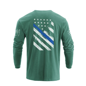 THE BLUE LINE GRAPHIC LONG SLEEVE T-SHIRT