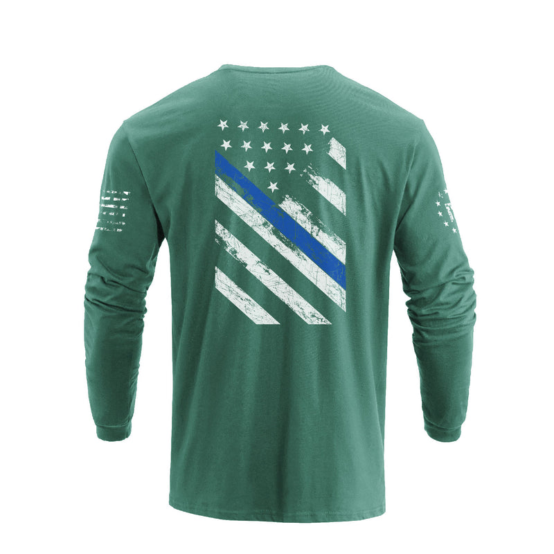 THE BLUE LINE GRAPHIC LONG SLEEVE T-SHIRT