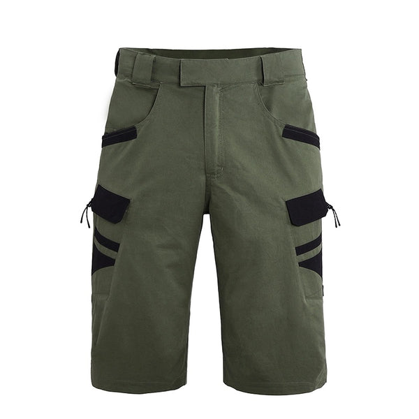 Shorts cargo con múltiples bolsillos, 100% algodón, de rendimiento, relajados y cómodos para hombre - 18009