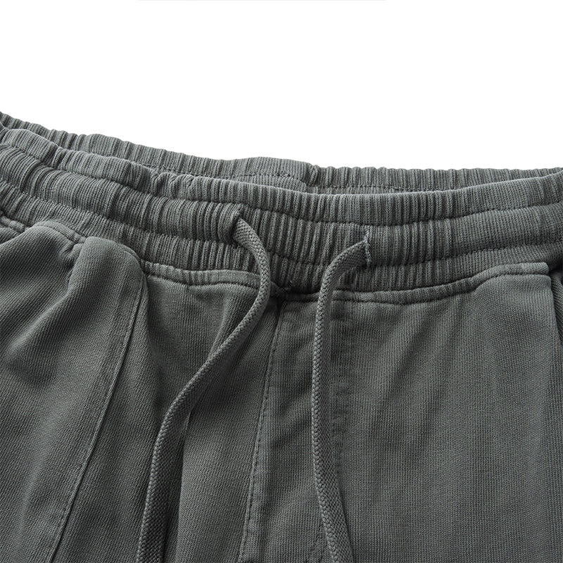 KNITTED DRAWSTRING JOGGER PANTS