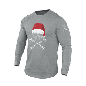 CHRISTMAS SKULL GRAPHIC LONG SLEEVE