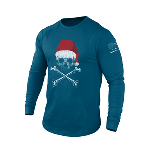 CHRISTMAS SKULL GRAPHIC LONG SLEEVE