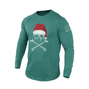 CHRISTMAS SKULL GRAPHIC LONG SLEEVE